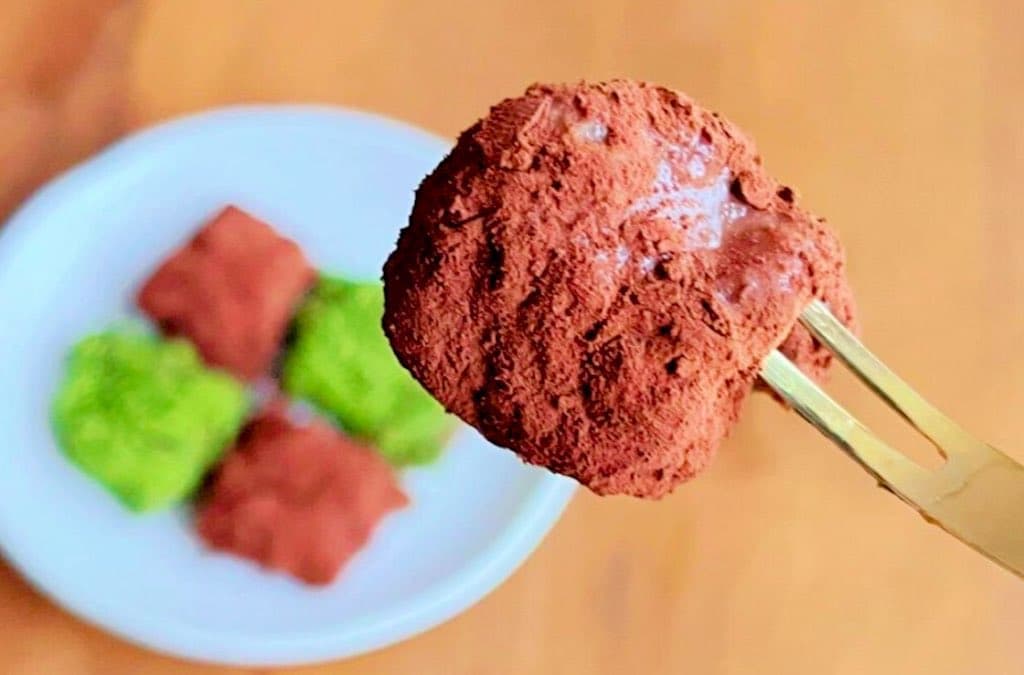 もち×チョコの生チョコ風デザート 1