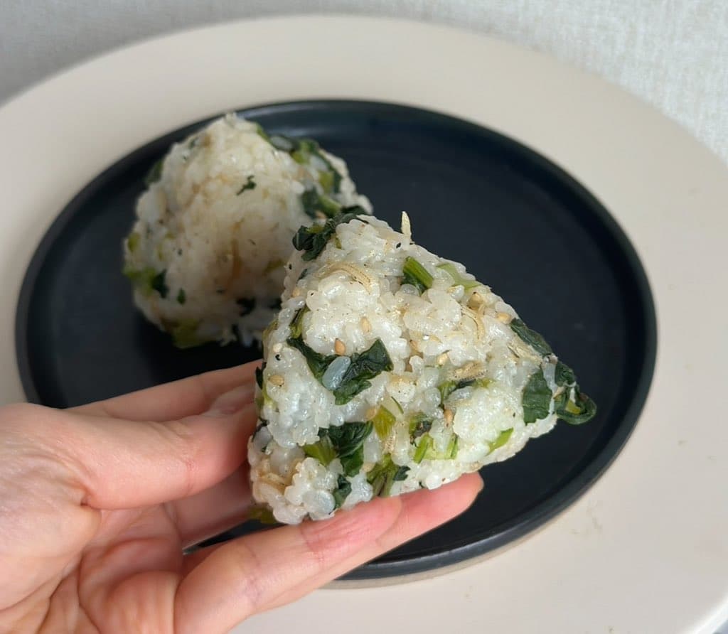 しらすと小松菜の混ぜご飯 1