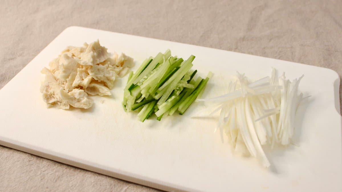 生春巻きで作る簡単北京ダック風 2