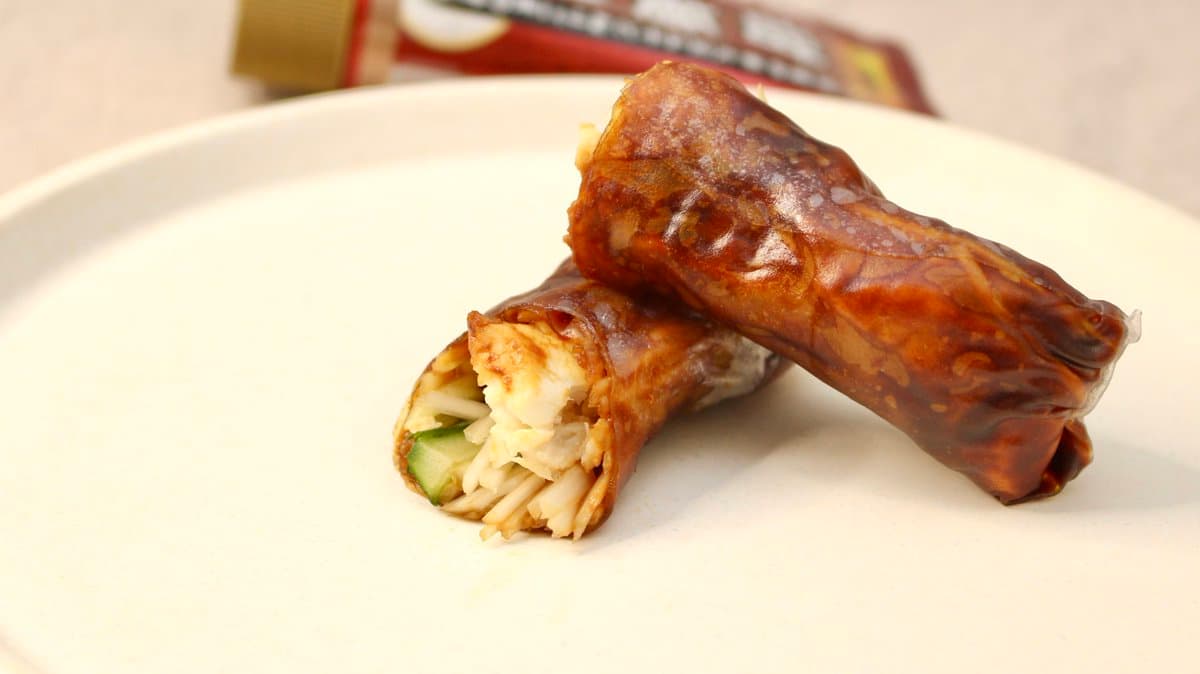 生春巻きで作る簡単北京ダック風 4