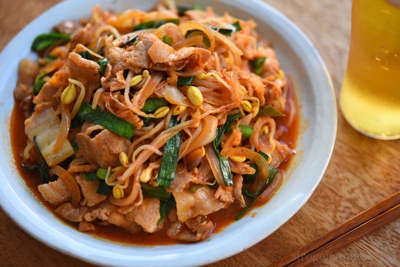 豚キムチのレシピ/作り方 1