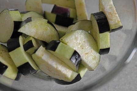 なすの酢みそ和え／火を使わず手軽な副菜！ 8