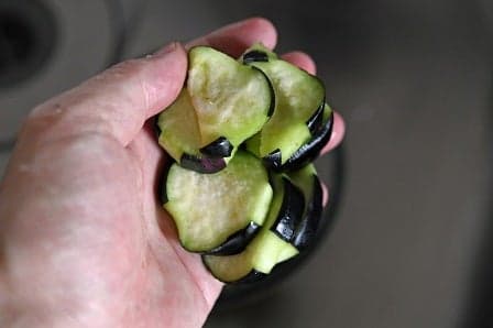 なすの酢みそ和え／火を使わず手軽な副菜！ 10