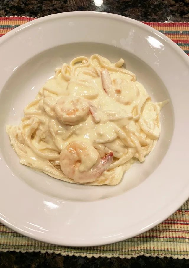 絶品パスタ☆海老のクリームチーズソース 1