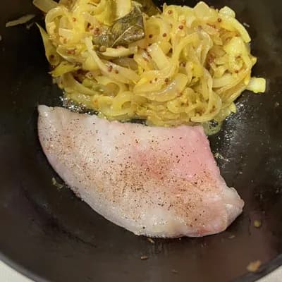 タラの切り身で南インドなモイリー 7