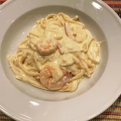 絶品パスタ☆海老のクリームチーズソース 7